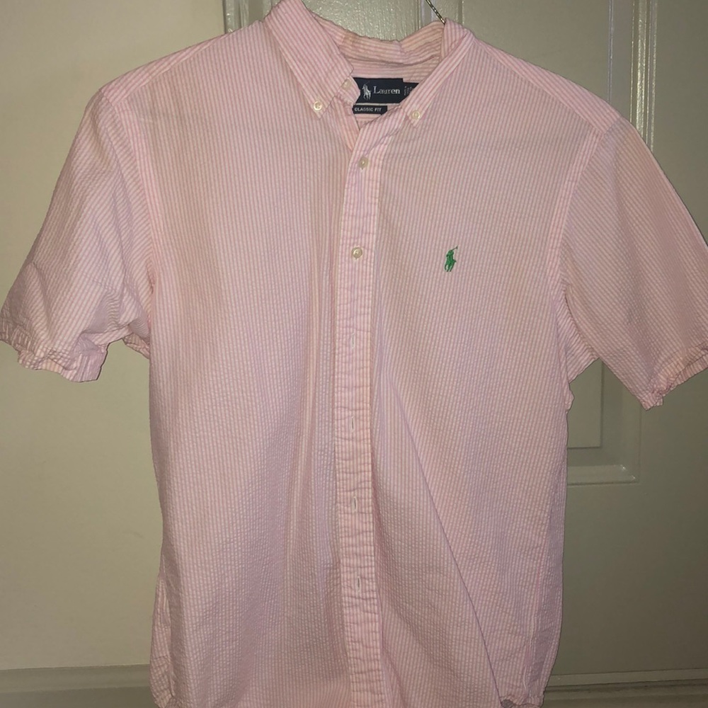 Men’s Polo Short-Sleeved Button Down